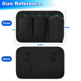 Cosmos Airplane Seat Back Pocket Organizer - Car Seat Pocket Stock Storage Bag & Airline Seat Pocket Hanging Holder Pouch for Holding Water Bottle, Phone, Passport & Flight Travel Essentials