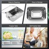 Umigy 4 Pcs Stainless Steel Food Containers 550/850/1400/2400 ml Metal