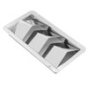 Pair Marine Air Vent Cover 3 Slots 210x110mm Rectangle Louver