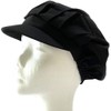 Angelicate Hygienic Hat with Brim Black Kitchen Clean Cap Hygienic