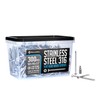 FM FastenMon #10 x 2-1/2" Marine Grade Type 316 Stainless