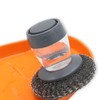 PMELCXD 4 Pieces Dish Brush with Soap Dispenser, Washing Up