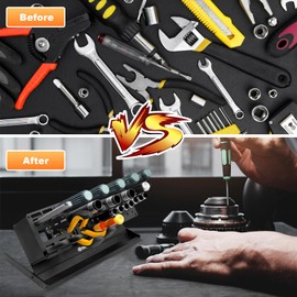 OGRC Screwdriver Storage Rack RC Repair Tool Shelf Screwdriver Organizer Holder Desktop Hand Tool Stand for Hex Cross Screw Driver Tool Kit