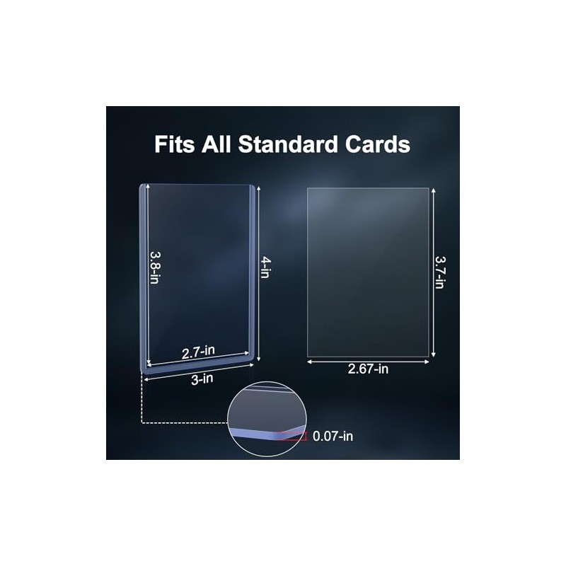 1000 Fundas y Top Loaders para Tarjetas, Top Loaders de