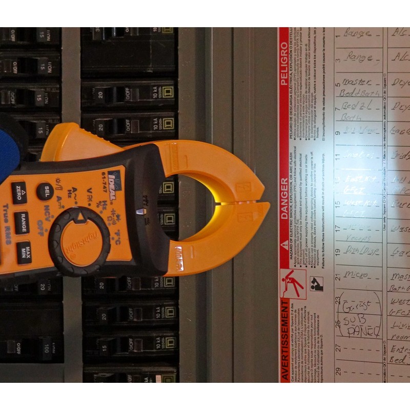IDEAL Electrical 61-747 TightSight 400 Amp 600-Volt Digital Truerms AC/DC