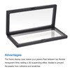 MECCANIXITY Floating Frame Display Holder Stand 3D Jewelry Display Box
