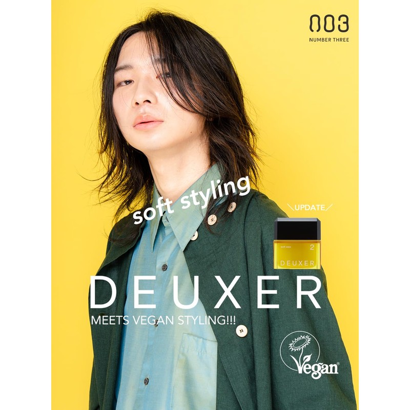 DEUXER Soft Wax 2 (Set of 4) Hair Wax, Floral