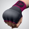 Hayabusa Quick Gel Boxing Hand Wrap Gloves - Grey/Pink, Large