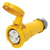 Trend 110V Yellow 32A In-Line Socket, Reliable Power Accessory for