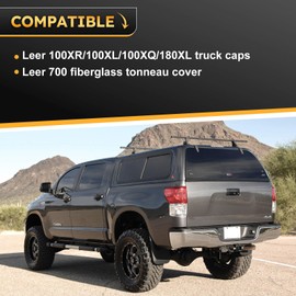 83515 & 83514 Truck Cap Rotary Latch for Leer 100XL/XR/XQ/180XL 700 tonneau Replace# 83515 Driver Side & 83514 Passenger Side (Pack of 2)