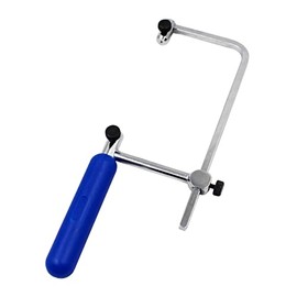 COHEALI Small U-shaped Jewelers Saw Frame Adjustable Tool Set for Jewelry Making Includes Extra Blades Durable Construction and Comfortable Grip for Hobbyists and Professionals