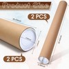 Feifeiya 4 Pack Mailing Tube 4" x 35", 3" x