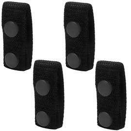 fogman Tactical Belt, Nylon, Fastener, Molle, Suspenders, Fasteners, Set of 4, Black