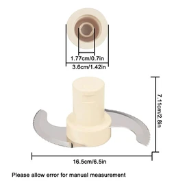 TopHomer Chopping Blade, Stainless Steel Chopping Blade for 14-Cup Food Processor, Compatible with Cuisinart Food Processor Models DFP-14, DFP-14BCHN, DFP-14BCN, DFP-14BCNY,etc.