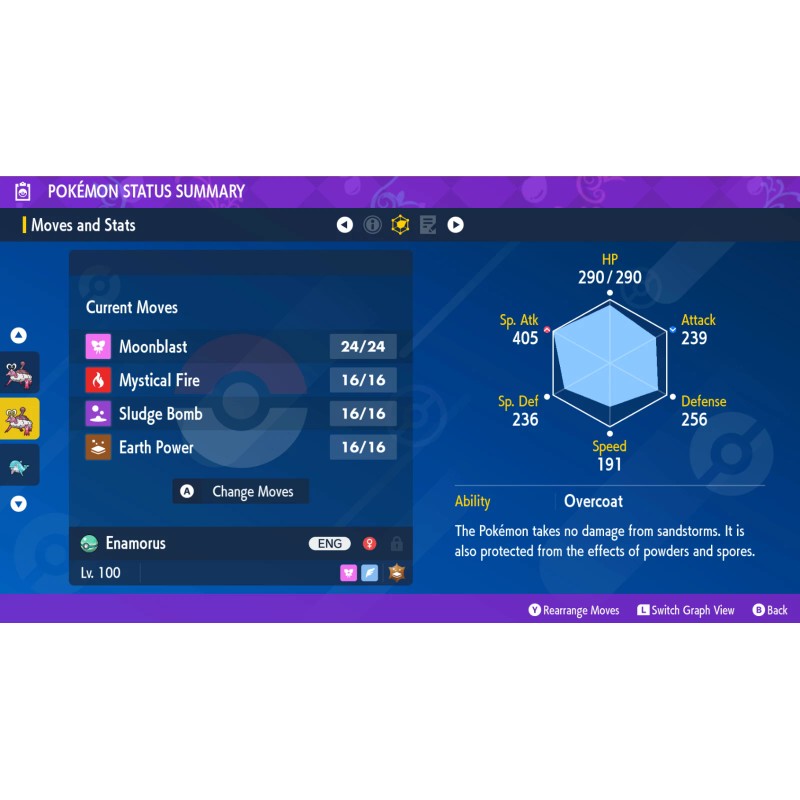 6IV Shiny Thundurus+Enam