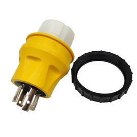 Parkworld 78295 Generator 30A Male NEMA L14-30P to CS6364 Twist Lock 50A Female with Locking Ring