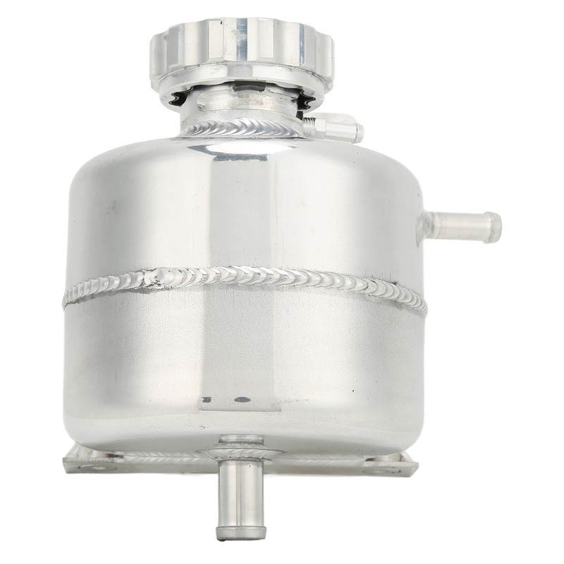 Radiator Coolant Expansion Water Tank Aluminium Alloy Polished Replacement for