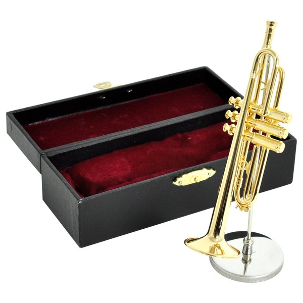 SUNRISE SOUND HOUSE Sunrise Soundhouse Miniature Musical Instrument Trumpet 1/6 Gold