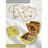 Small Travel Jewelry Box for Women - Mini Jewellery Organizer