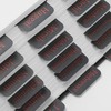 Mr. Pen- Bible Tabs, 75 Tabs, Cool Gray, Laminated Bible