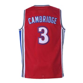 Mens Calvin Cambridge Shirts #3 LA Knights Basketball Jersey (Red, Medium)