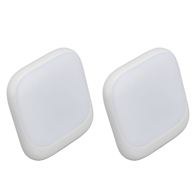 2pcs LED Sensing Night Light 2700K Soft White Plug in