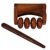 Thai Handheld Wooden body roller massager