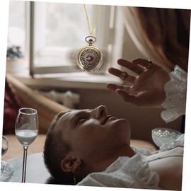 BESPORTBLE Pocket Watch Compass Pocket Watch Chain Compass Hiking Sundial Band Retro Decor Camping Outdoor Supplies Outdoor Camping Accessory Acrylic Golden