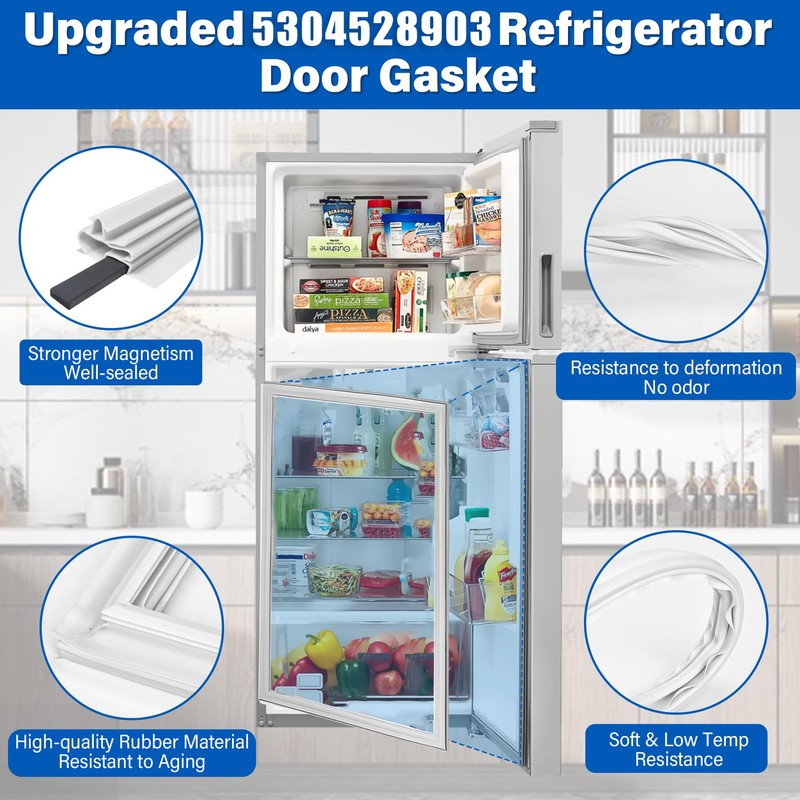 Upgraded 5304528903 Refrigerator Door Gasket for Frigidaire Electrolux