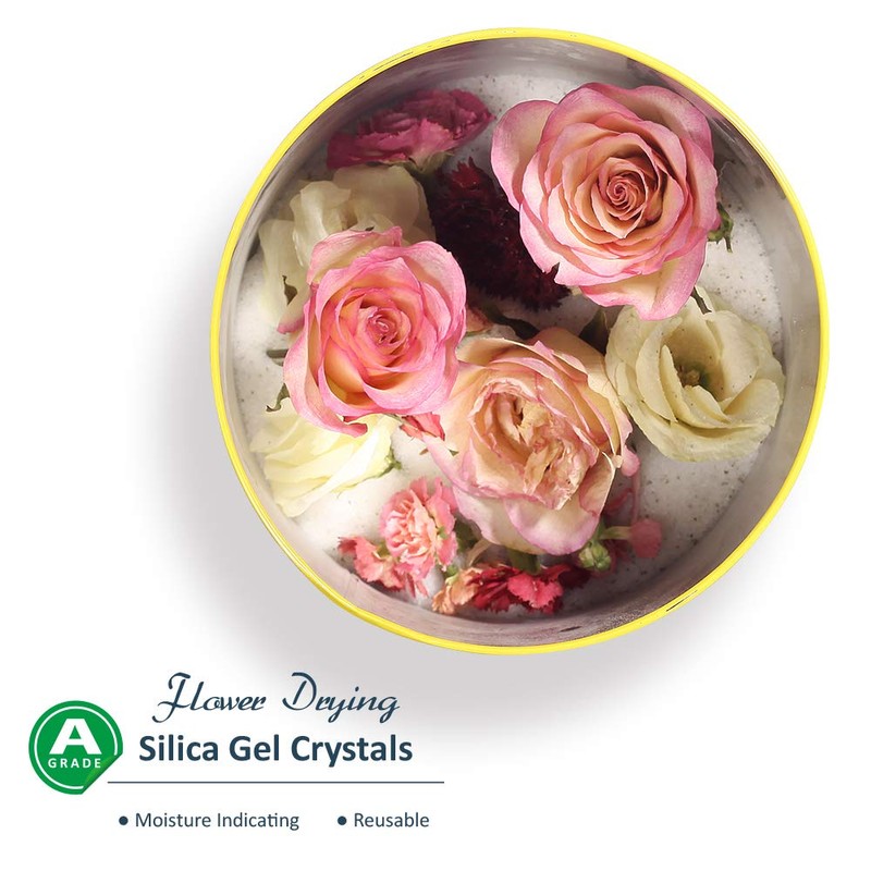 wisedry 8 LBS Silica Gel Flower Drying Crystals, Fine Crystals