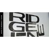 Tailgate Raised Stickers Insert Letters fits 2024 2025 26 Ridgeline