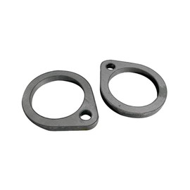 Shovelhead Mild Steel Exhaust Port Flanges, Single Bolt