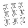 100pcs Dog Shape Paper Clips Creatively Cute Plated Metal Bookmark