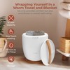 SereneLife Counter Towel Warmer Bucket - with Customized Fragrance for