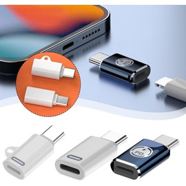 White for Lightning Female to USB C Male Adapter 8PIN to Type-C Adapter,USB C to Lightning, Fast Charging Series Cables