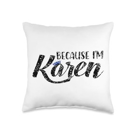 To The Manager Karen Relax Karens Calm Down Throw Pillow, 16x16, Multicolor