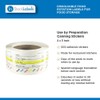 Dissolvable Food Rotation Labels, 2” x 3” Adhesive Stickers, 500-Pack