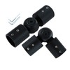 Corner Connector for Curtain Rods, Adjustable Curtain Rod Connector for