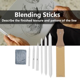 Sketch Drawing Tools Blending Sketch Drawing Tools Professional Multifunctional Blending Stumps Set Stumps Set Blending Stump Pencil Blender Blending Sticks Drawing Tools