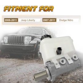 WildGear Brake Master Cylinder Fit for Jeep 2008-2011 Liberty/Dodge Nitro 2007-2011# 68004467AA; 68004467AB; 68004467AC; 68004467AD; M630492