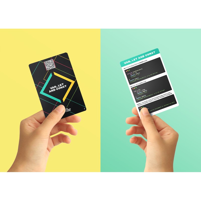 Javascript and Data Structures Flashcards for Beginners and Experienced Programmers