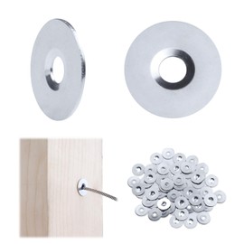 Muzata 40 Pack Cable Railing Adhesive Sleeves T316 Stainless Steel Adhesive Grommet Protector Sleeves for 1/8" 5/32" 3/16" Wire Rope Cable Railing Hardware Kit Wood Metal Posts CR91