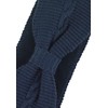 Sterntaler Unisex Children's Headband Baby Headband Knitted Bow, Navy, 49,