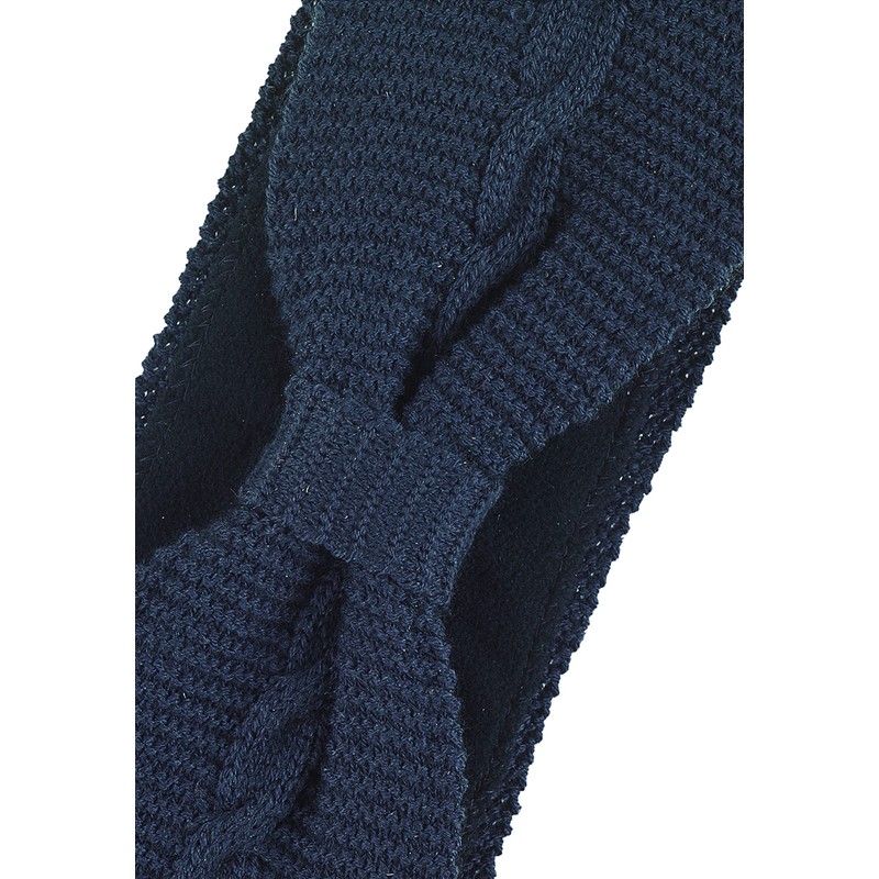 Sterntaler Unisex Children's Headband Baby Headband Knitted Bow, Navy, 49,