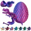 CWENDANER 3D Printed Dragon Egg Mysterious Dragon Toy Realistic Movable
