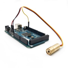 Dot Laser Red 650nm 1mW 5VDC - Laser Module for Arduino, Raspberry PI, ESP8266, ESP32, DIY Electronics Projects, Light Barrier, Signal Transmission, Measurement Technology, Laser Projector - 70142167