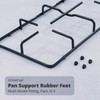 Gas Hob Pan Support Stand Rubber Feet Set (Pack of