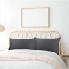 PiccoCasa Pillowcases 2 Pack Cotton Pillow Cases with Zipper Closure