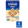 Triscuit Minis Original Whole Grain Wheat Crackers, Vegan Snacks, Bulk