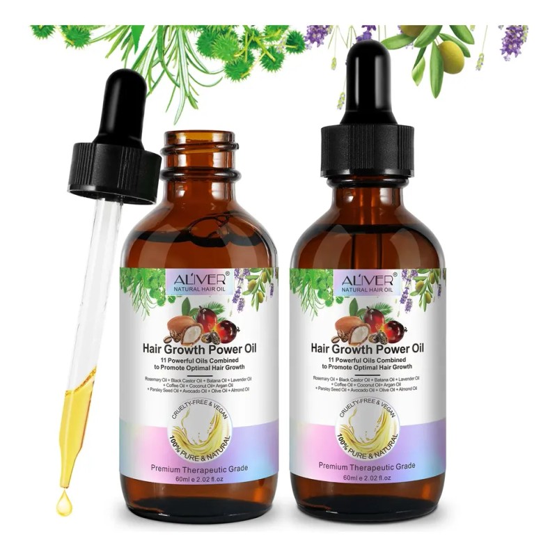 Aliver - Aceite Capilar Natural 11 Aceites Fortalecedor Kit 2pz